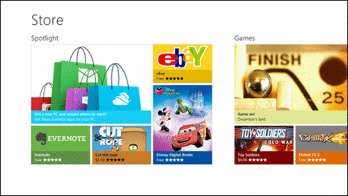 Windows Store應(yīng)用程序突破兩千達2188 