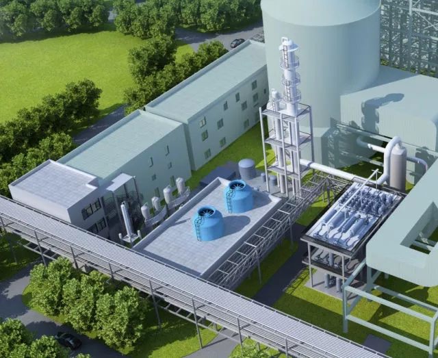 亞洲首個燃煤電廠碳捕集測試平臺項目開工了！