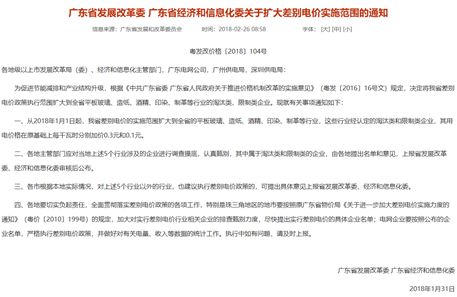 提電價？沒錯，廣東這些行業(yè)提了。