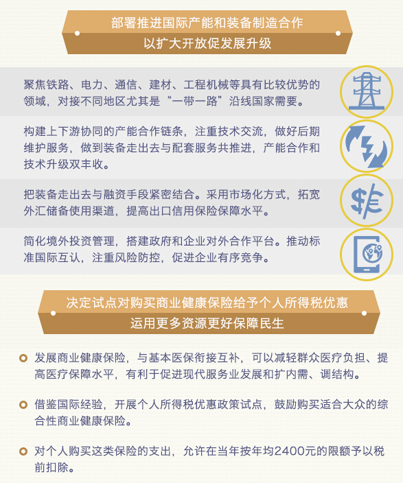 國務(wù)院常務(wù)會議：聚焦電力、通信等領(lǐng)域 推進(jìn)國際產(chǎn)能合作