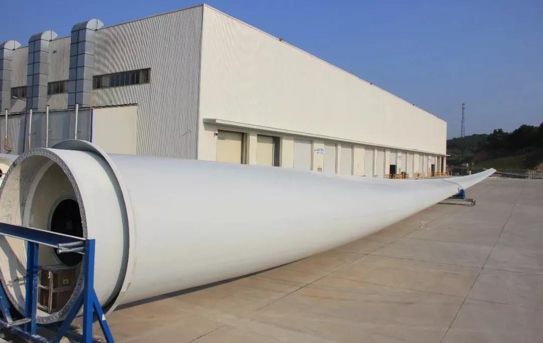 72米長、LCOE最低！國內首款海陸兩用風電葉片成功下線